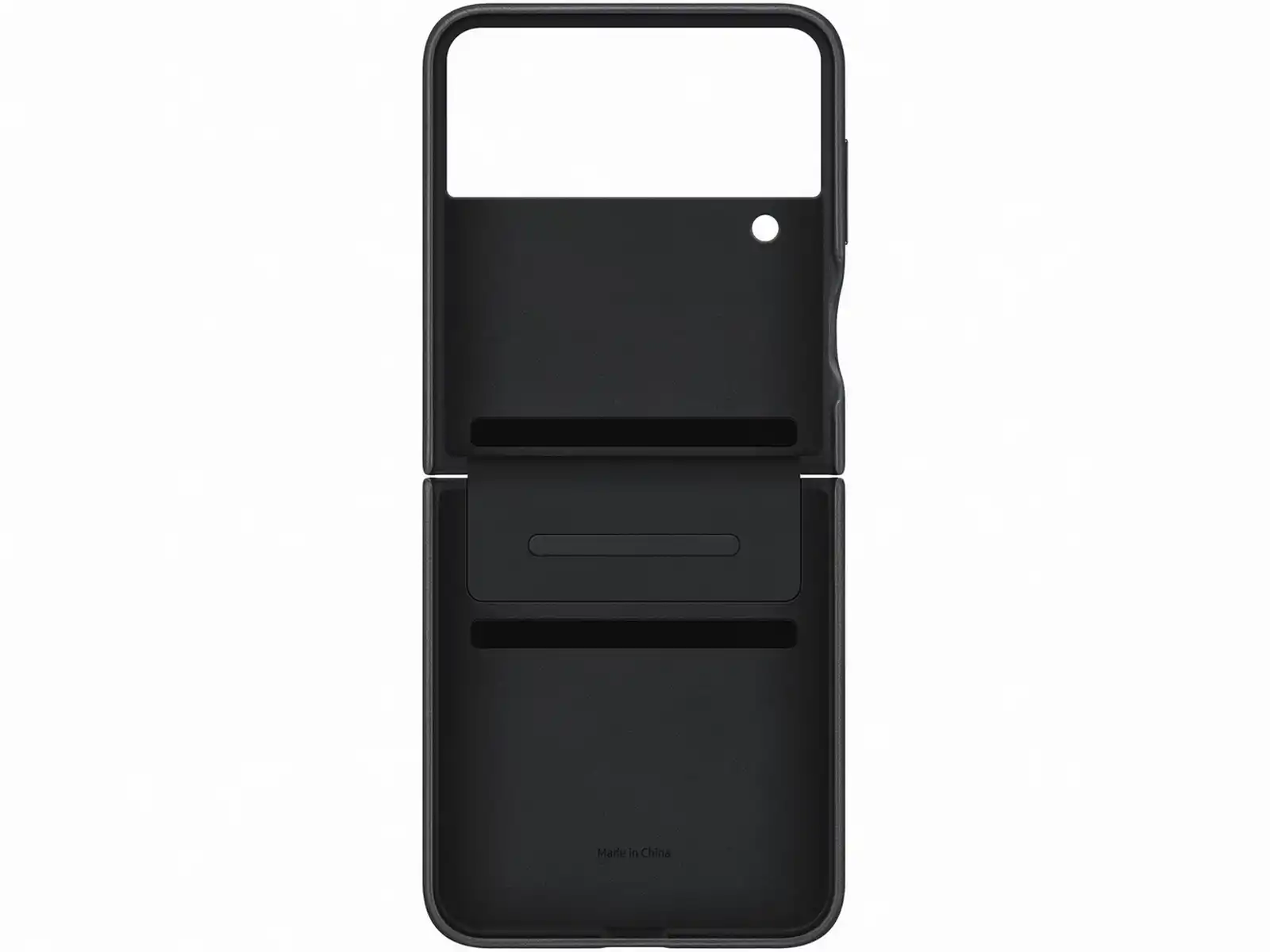 samsung-maskica-za-galaxy-z-flip4-kozna-futrola-crna