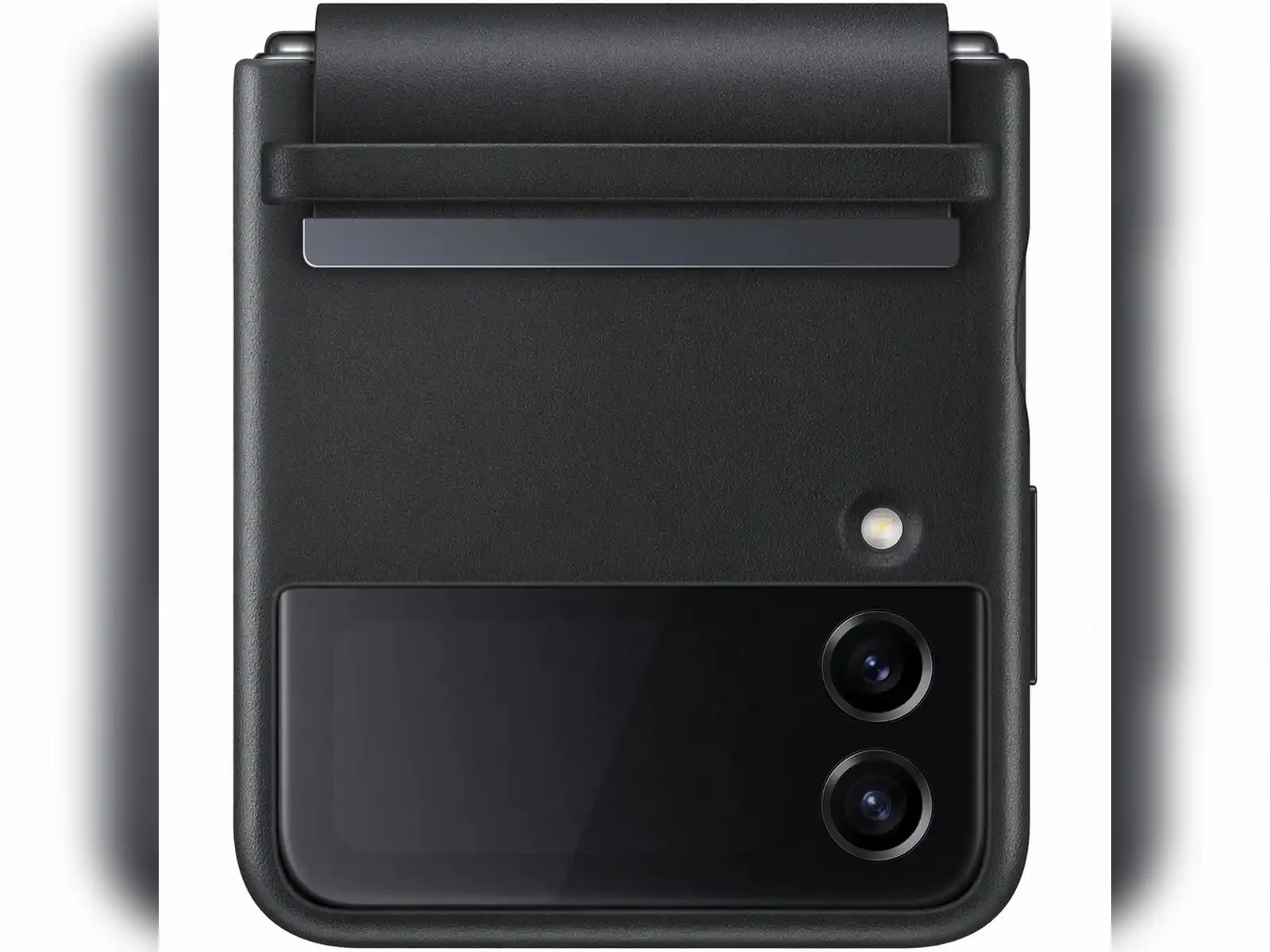 samsung-maskica-za-galaxy-z-flip4-kozna-futrola-crna