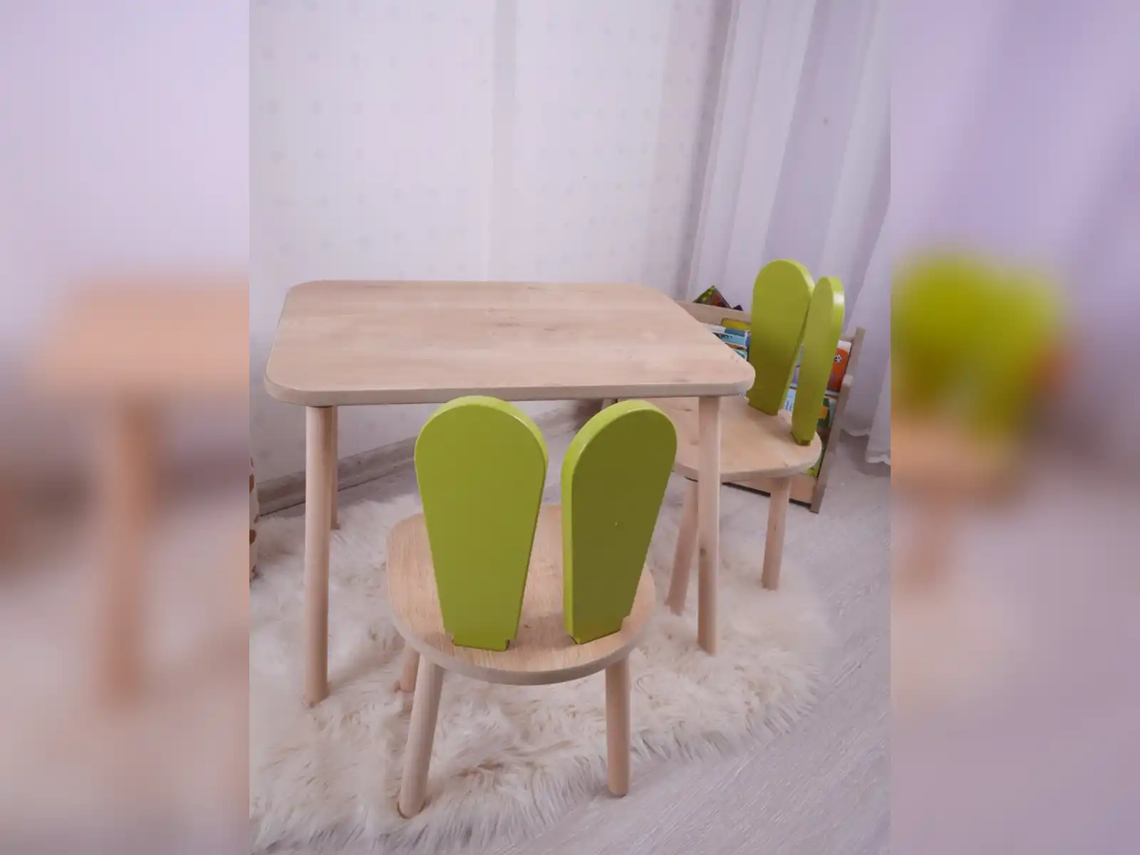 djecji-stolni-set-bunny-one-pistacija-zelena-smea