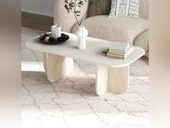 Stol za kavu Becaj - pješčenjak, travertin