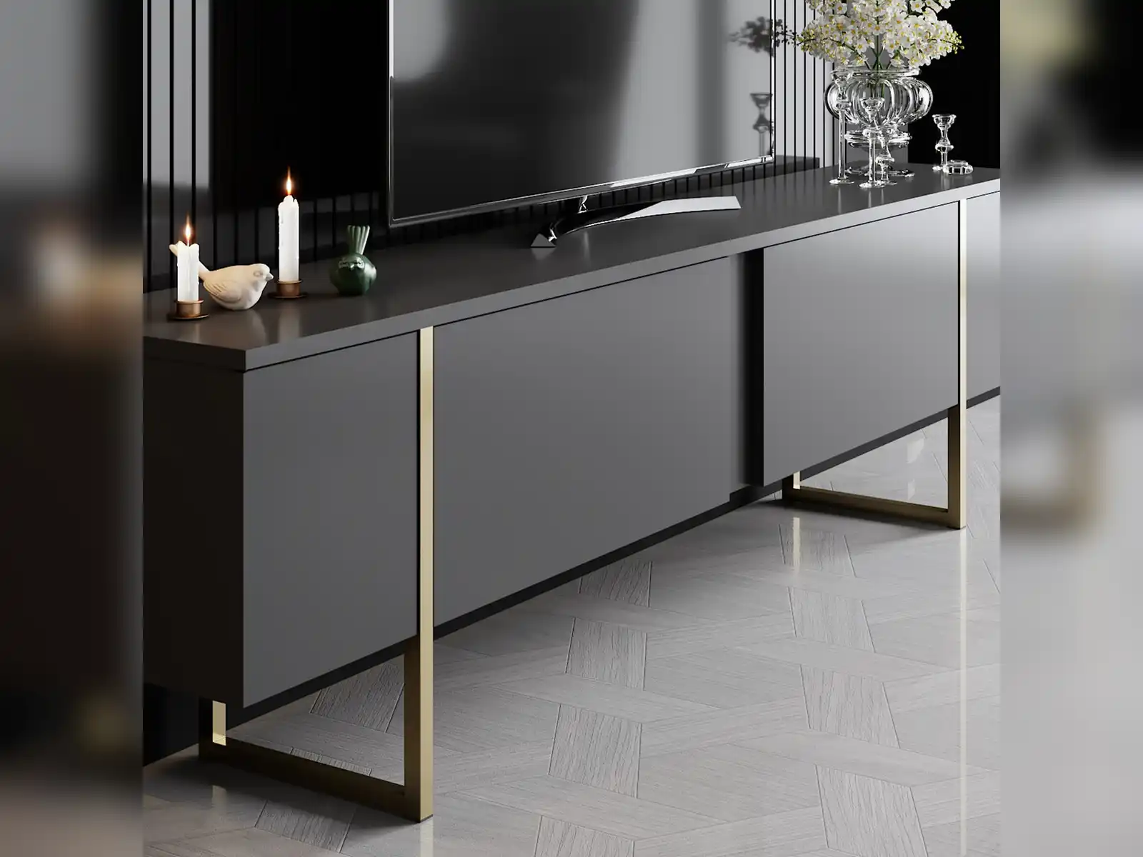 tv-stalak-luxe-antracit-zlatni