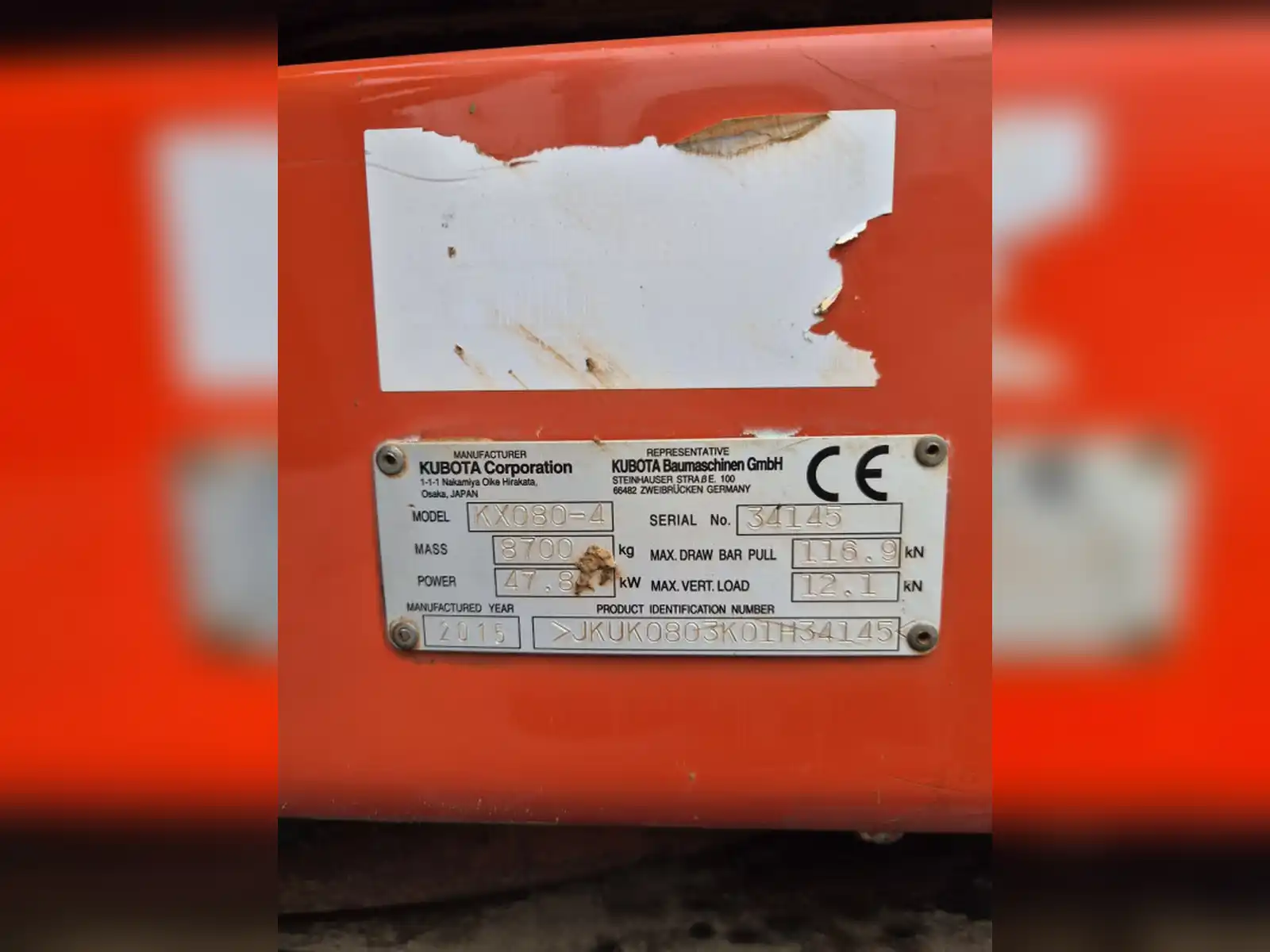 mini-bager-kubota-kx080-4-orginal