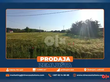 ZEMLJIŠTE - ŠUŠNJARI - 3.000 m2