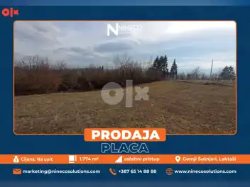 PLAC - ŠUŠNJARI - LAKTAŠI - 1.774 m2