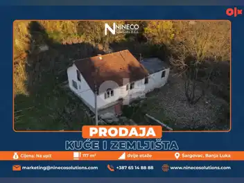 KUĆA I ZEMLJIŠTE - ŠARGOVAC - BANJA LUKA