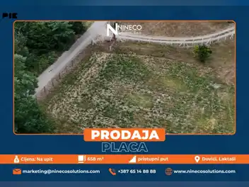PLAC - DOVIĆI - 658 m2 (Opština Laktaši)