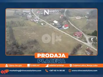 PLACEVI - ŠARGOVAC - BANJA LUKA - 2.000 m2
