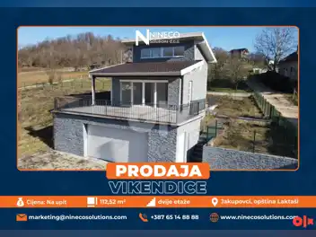 VIKENDICA - JAKUPOVCI - LAKTAŠI - 112,52 m2