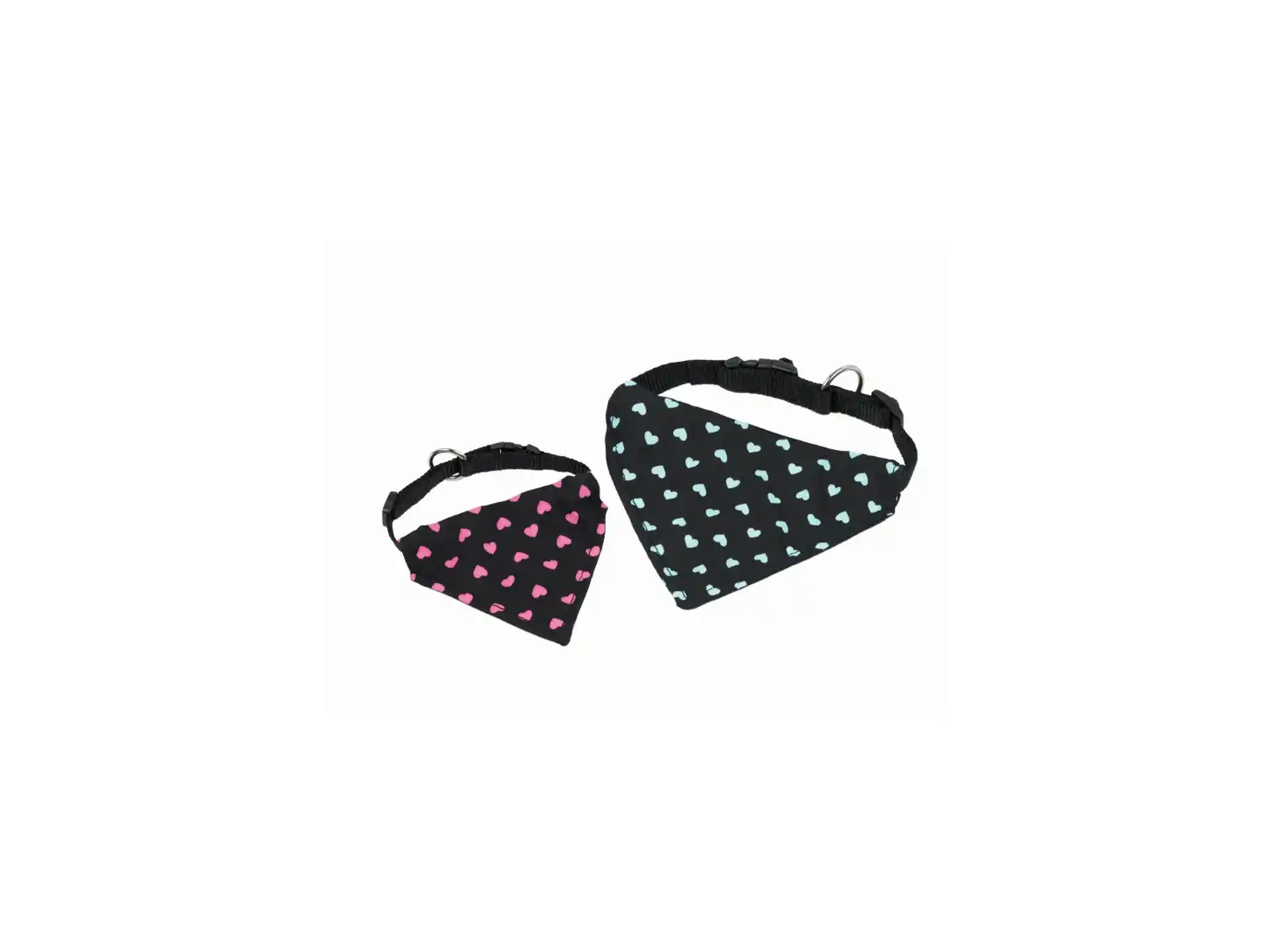 nobby-ogrlica-sa-maramom-za-pse-30-40-cm-15-mm-s-roze-srcima