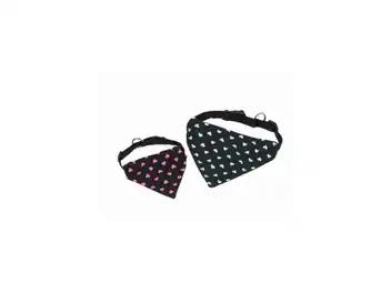 Nobby ogrlica sa maramom za pse 30-40 cm 15 mm s roze srcima