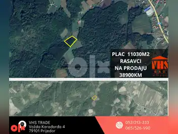 Zemljište Prijedor 11030m2
