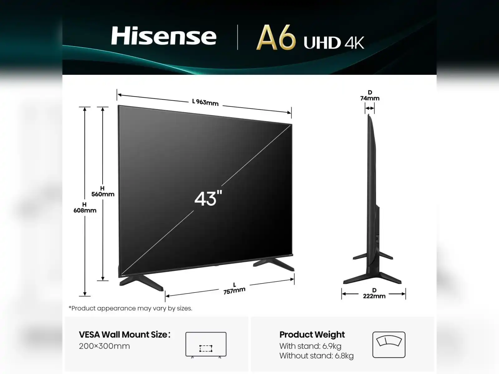 televizor-43-hisense-43a6q-4k-uhd-tv-smart-wifi-vidaa-43